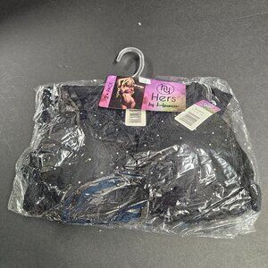 Hers by Herman 38C Black lacy bra with XL Panties